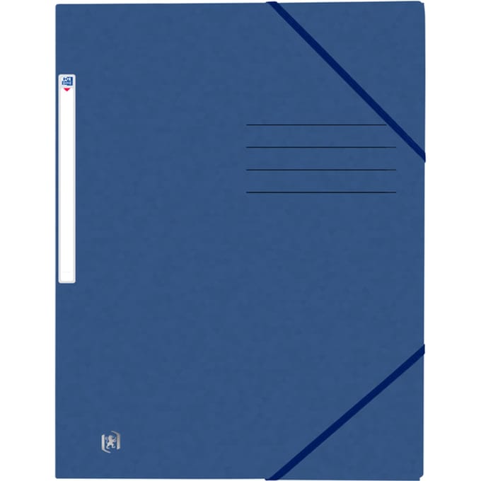 Oxford Top File+ elastomap - voor A4 - donkerblauw