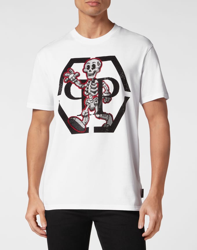 T-Shirt Ronde Hals Skeleton