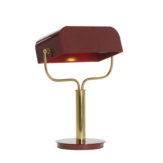 Light & Living - Tafellamp AYER - 37x14x43cm - Rood