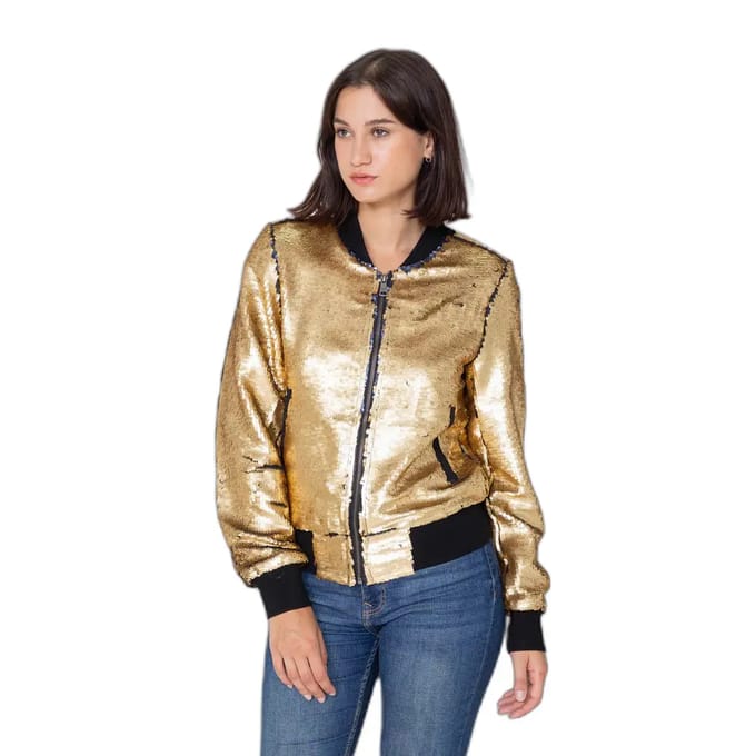 Damesjas Bombers Glitter