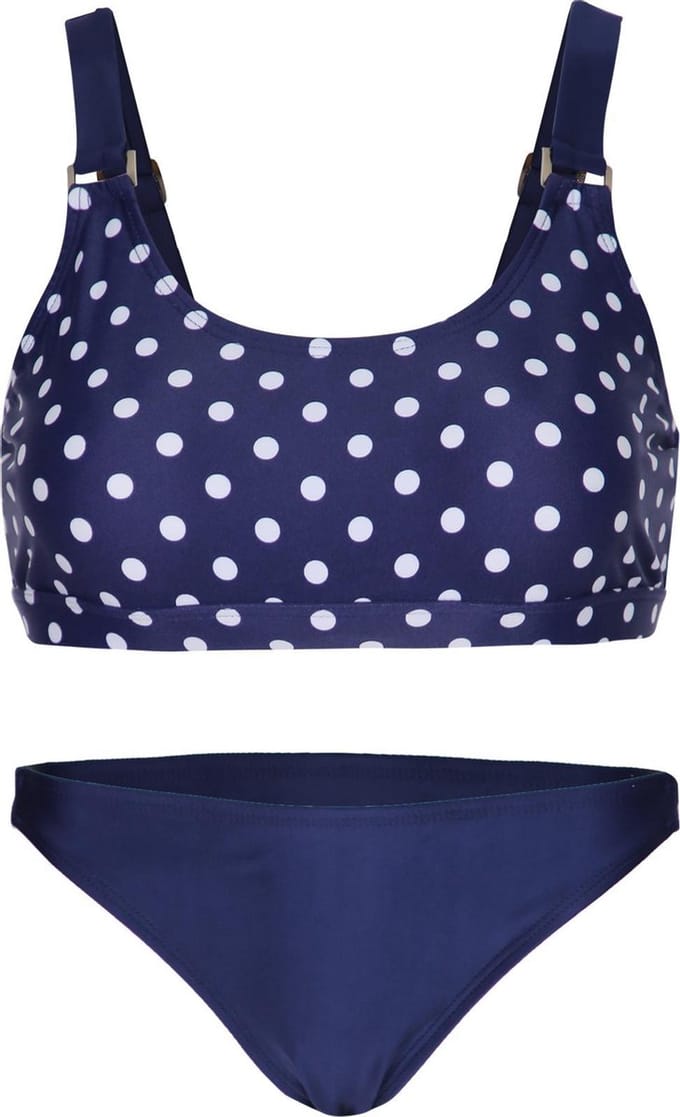 Bikini classic style - Navy stippen 152-158