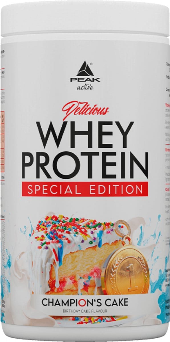 Peak Delicious Whey Protein (450g) Birthday Cake - Eiwitten - Wei-eiwit Mix