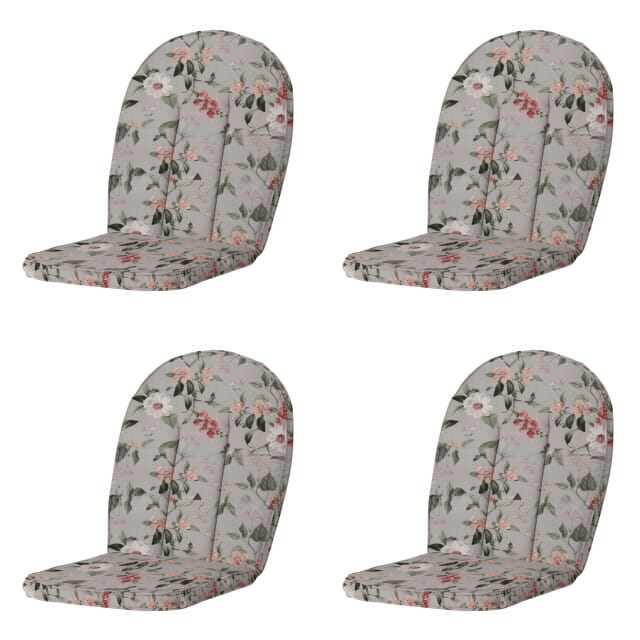 Madison kuipstoelkussen hoge rug julliete - 105x55x5cm set van