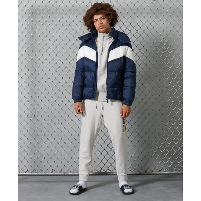 Superdry Stratus Gewatteerde Jas Blauw 2XL Man