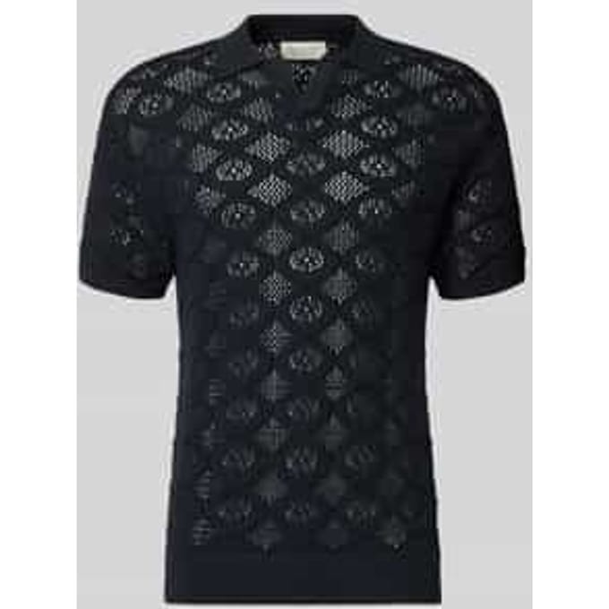 slim fit poloshirt in brei-look model 'Angvig'
