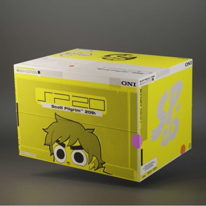 Scott pilgrim 20th anniversary b&w hardcover box set - Bryan Lee O'Malley