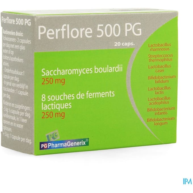 Perflore 500 Pg Pharmagenerix Caps 20