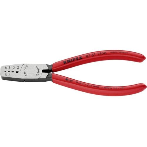 Knipex 97 61 145 A Krimptang Adereindhulzen 0.25 tot 2.5 mm²