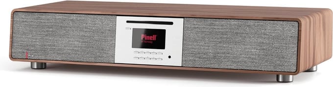 Pinell Supersound 901 - Internetradio - Spotify Connect - Bluetooth - CD Speler - Walnoot
