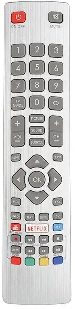 Universele Afstandsbediening voor Sharp Aquos HD/Smart TV’s – Zilver