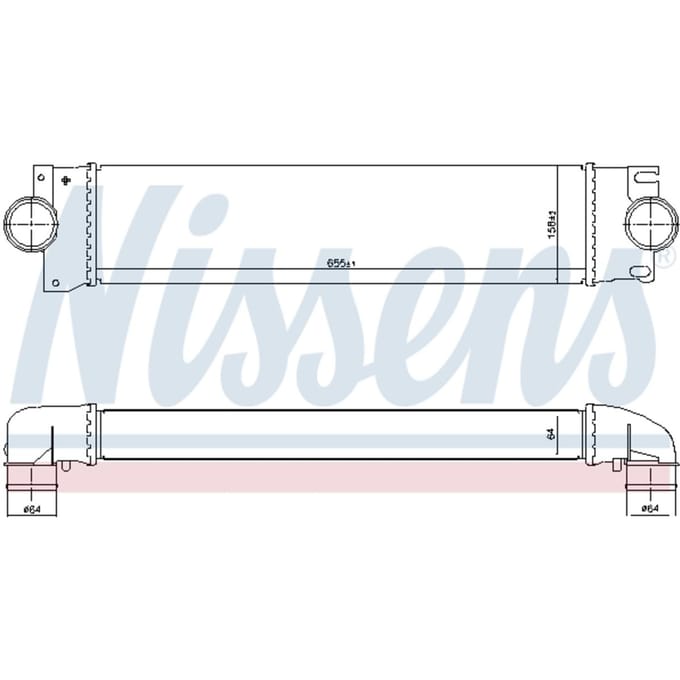 Intercooler NISSENS 96071