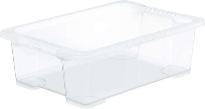 Rotho CORE Basic opbergbox - set van 4 - stapelbaar - 30 ltr