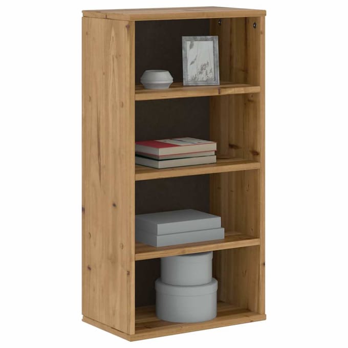 vidaXL - Bijzetkast - ODDA - 40x24x79 - cm - massief - grenenhout