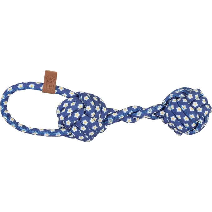 Hondenspeelgoed van touw halter Zolux Flower