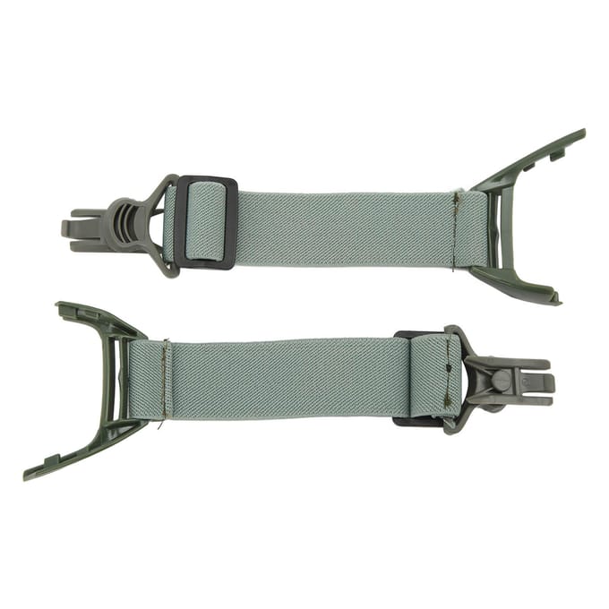 2 Pièces Sangle de Lunettes de Chasse Extensible Confortable Bande Élastique pour Lunettes de Chasse pour Rail Rapide Vert gray