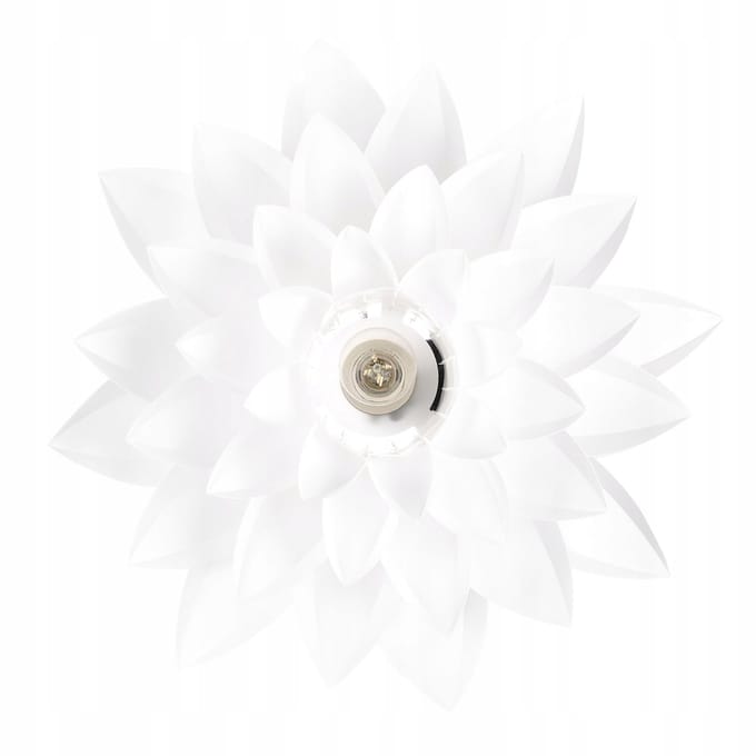 Moderne Witte Hanglamp Bloem E27 Max 40W - LEDLUX LX-1419