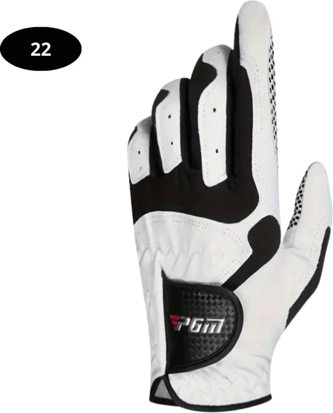 Livano Golfhandschoenen - Golf Accessoires - Handschoen AntiSlip - Heren - Links - Wit - Maat S