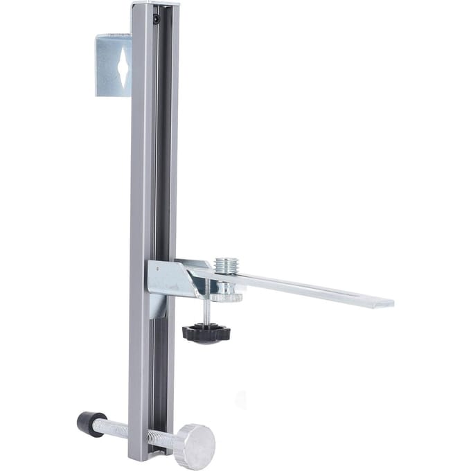 Waterpas Wandmontagebeugel Aluminiumlegering Verstelbare Waterpas Wandhouder met Luchtbel en 58in gray