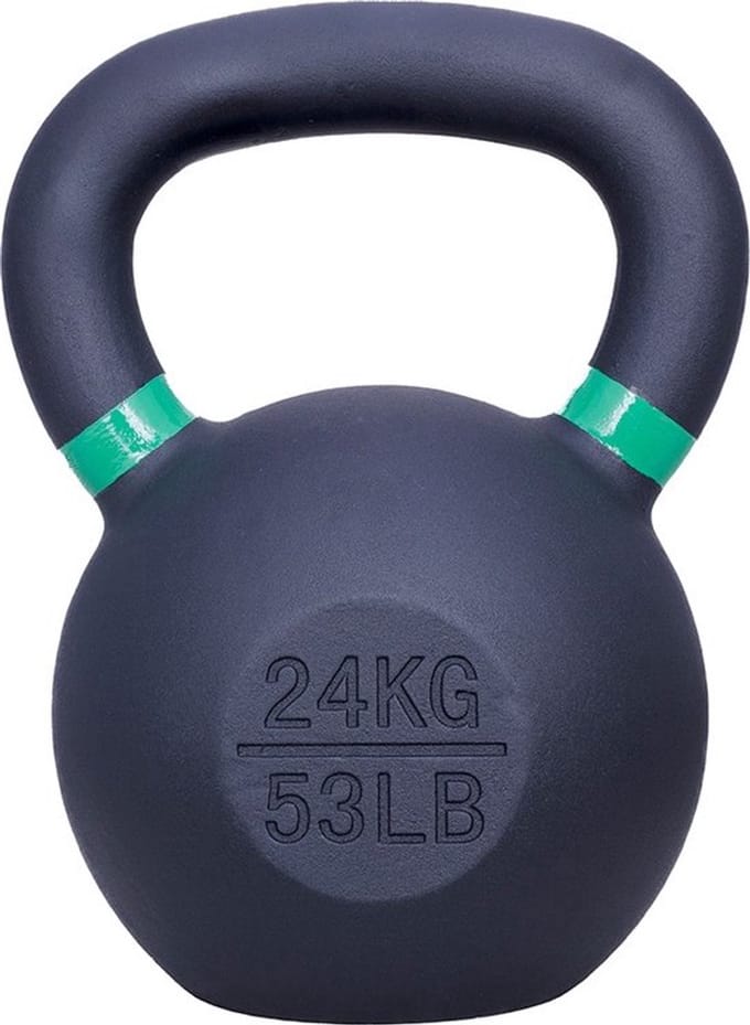 Gietijzeren Kettlebell - 24KG - DumbbellDump