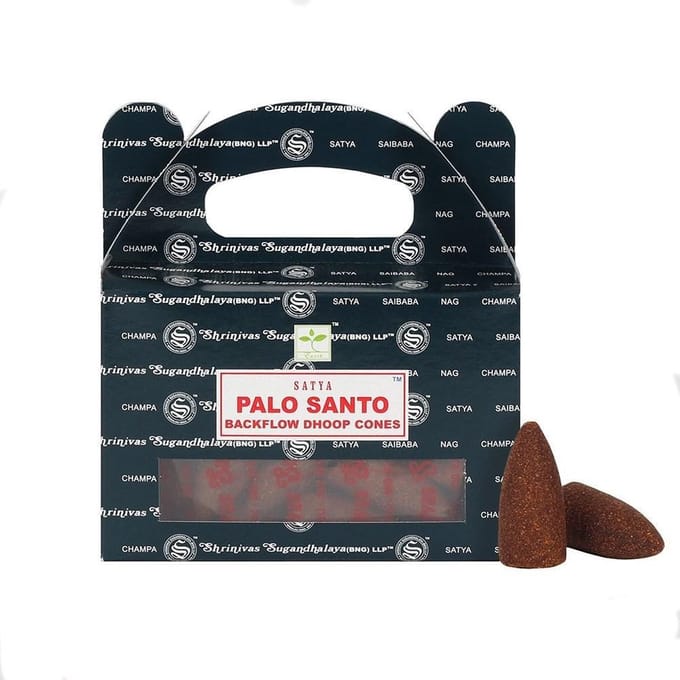 Backflow wierookkegels palo santo - Satya