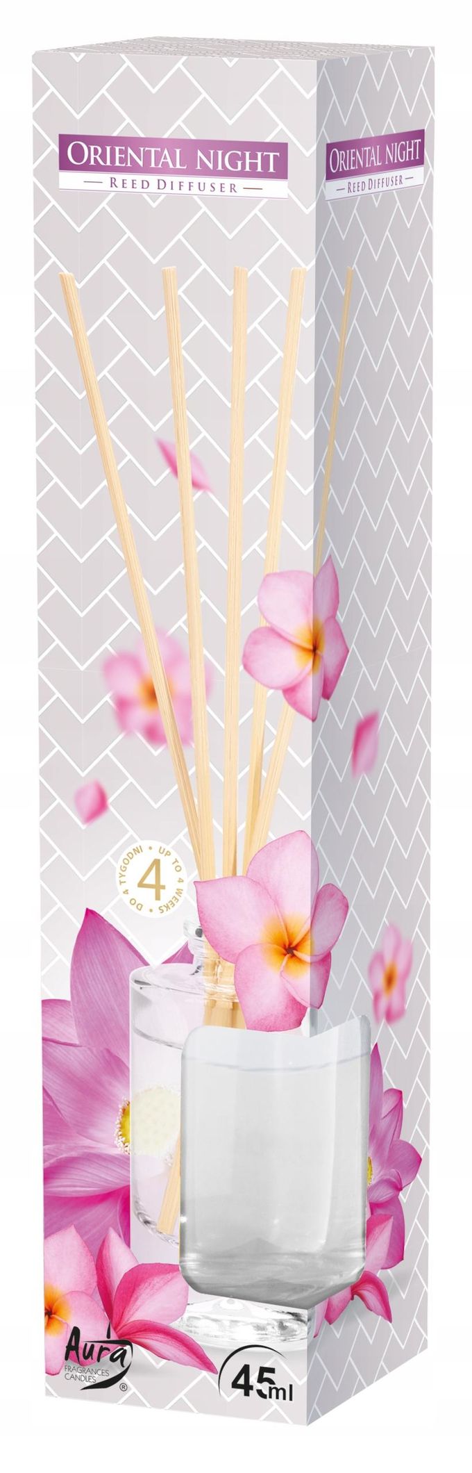 Aura Geur Diffuser Oosterse Nacht 45ml - Bloemig & Fruitig