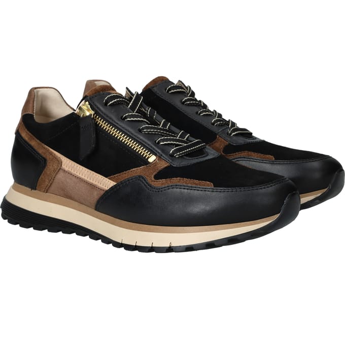 Gabor Gabor Sneakers zwart Suede