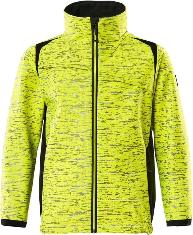 Mascot Accelerate Safe Softshell jas voor kinderen 19902-291 - Hi-Vis geel/zwart - 140