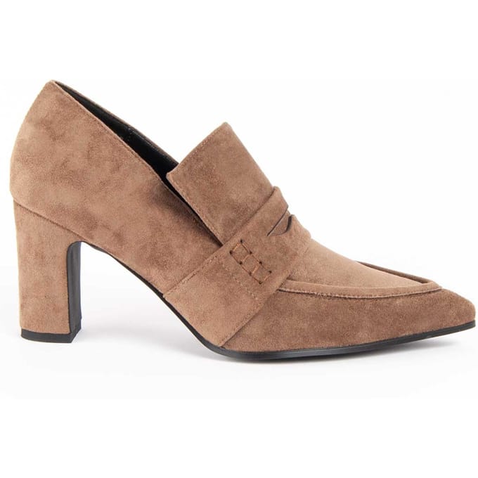 Zapato De Tacón Para Mujer.  Montevita  Mibia  100916 36 beige