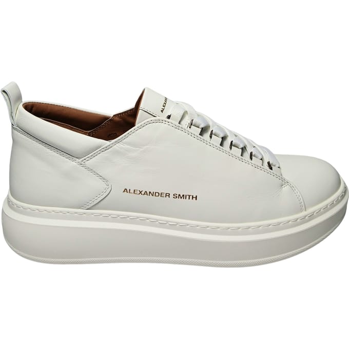 asbbwym-2311-twt Alexander Smith Wit leder voor heren