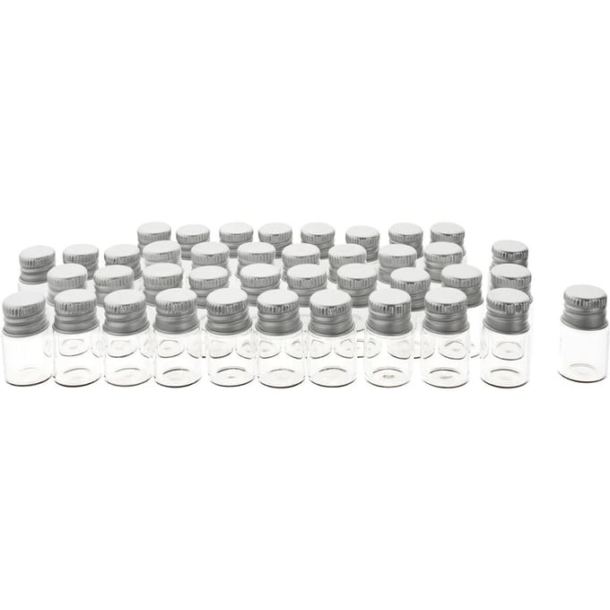 VBS Minipotjes met schroefdop, 40 stuks