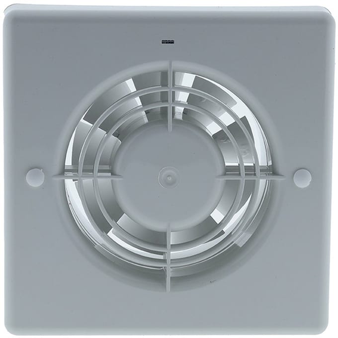 Badkamer-/ toiletventilator CR 120 wit