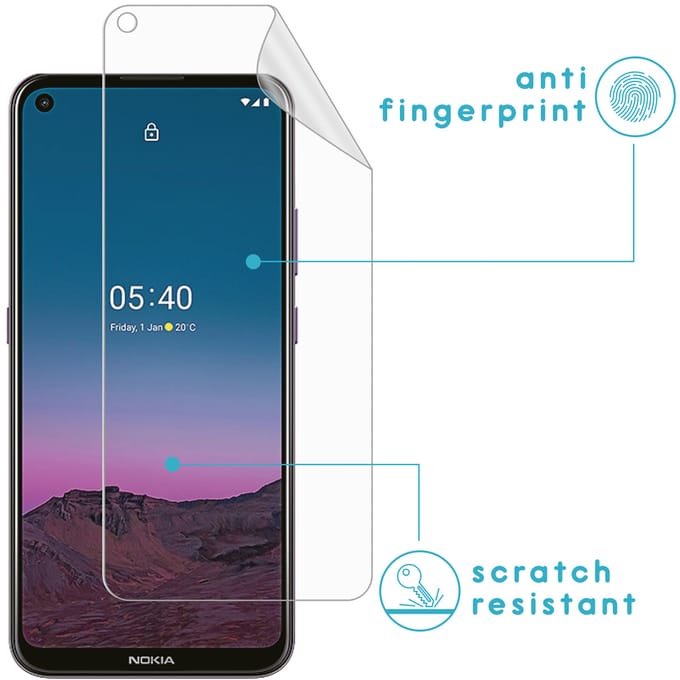 imoshion Screen Protector - Geschikt voor Nokia 5.4 - Screenprotector Folie 3 Pack
