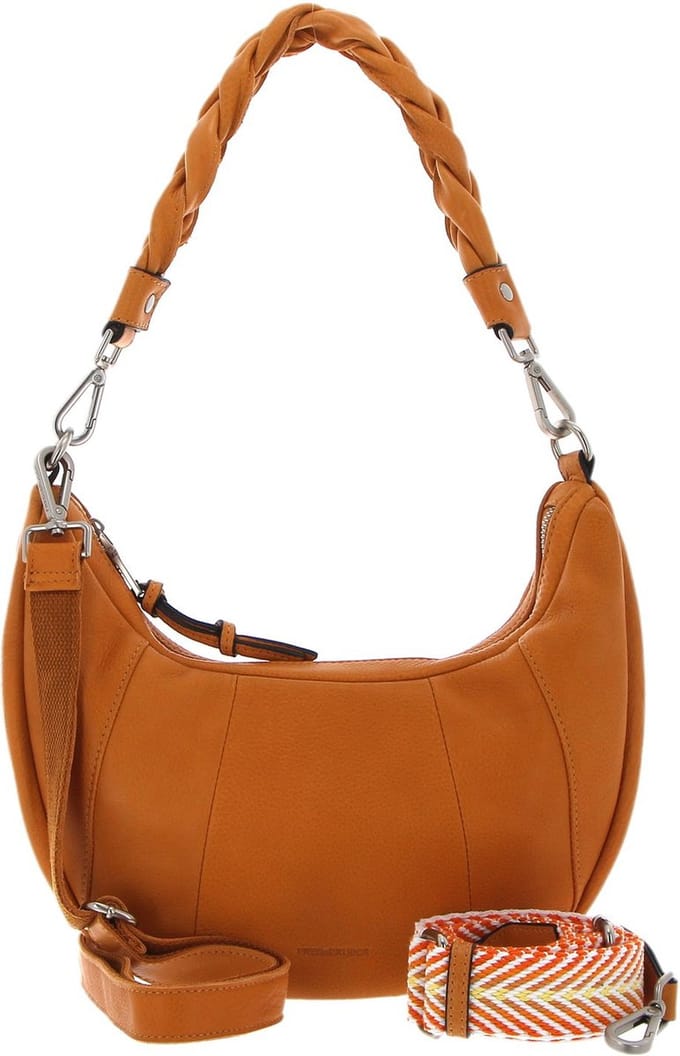 FREDsBRUDER Leren Schoudertas Brevion Shoulderbag Melon Oranje