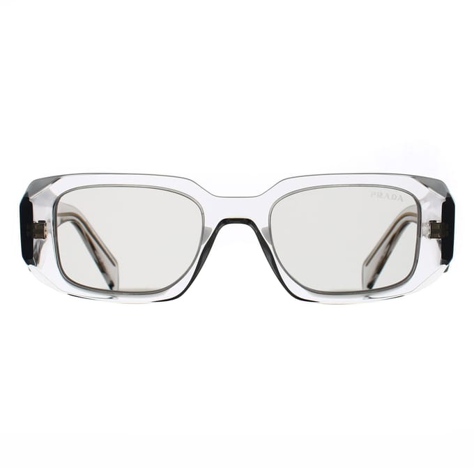 Prada PR17WS 12R30B transparant grijs lichtgrijze zonnebril