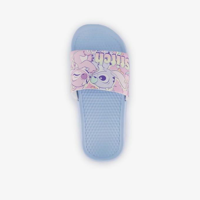 Lilo & Stitch kinder badslippers blauw - Maat 29