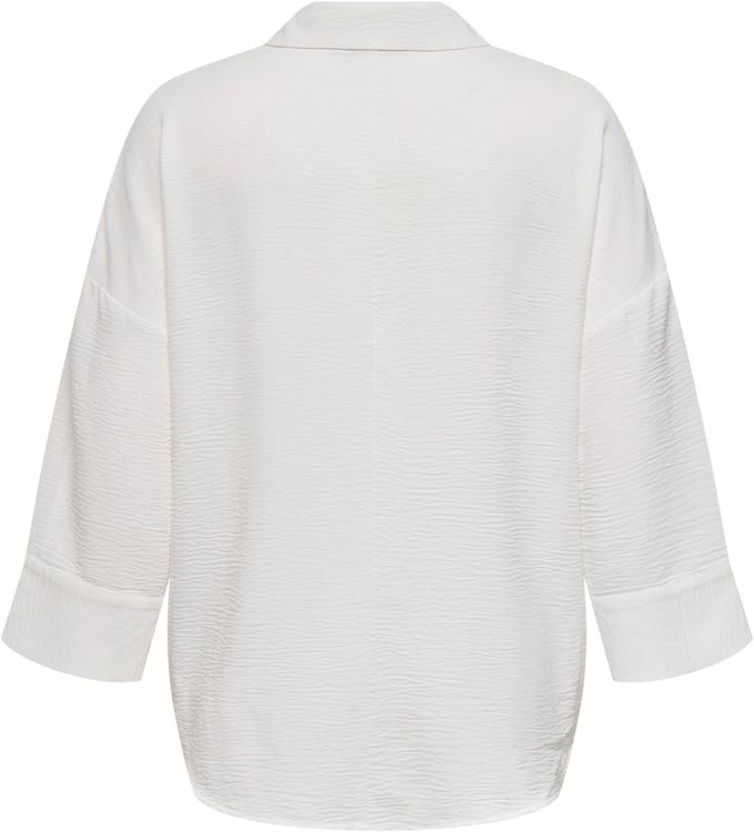 ONLY CARMAKOMA - CARSVERRE METTE 78 V-NECK BUTTON TOP WVN - Meisjes - Blouses