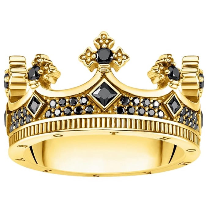 Thomas Sabo - Unisex Ring - 750 / - geel goud - zirconia - TR2208-414-11-56