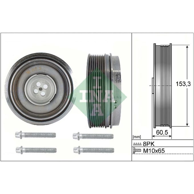 Schaeffler Ina Riemschijf, krukas INA 544 0505 20