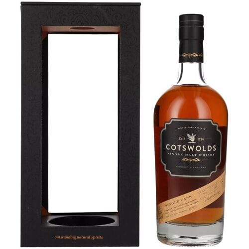 Cotswolds SINGLE CASK 5 Years Old Single Malt Whisky 2016 60,6% Vol. 0,7l in geschenkverpakking