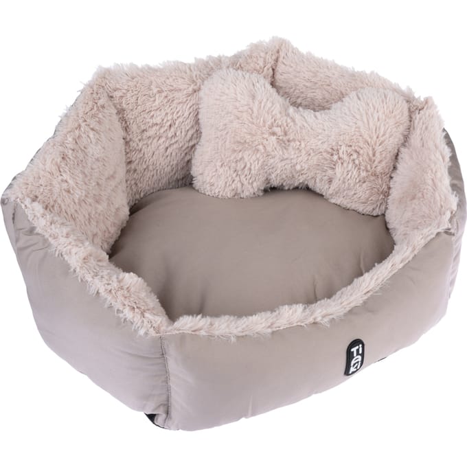 TIAKI knuffelmand Fluffy Bone 60 x 50 x 22 cm, voor honden