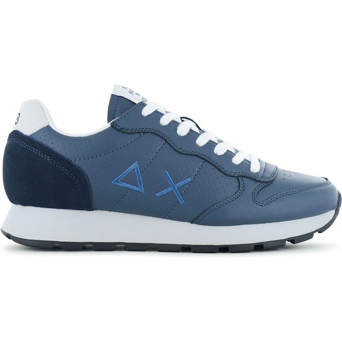 SUN68 Tom Classic Cuir - Baskets Homme Chaussures Cuir Bleu Z36105-07 ORIGINAL EU 47 bleu