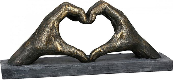 Gilde Handwerk - Figuur 'Heart of Hands' - Beeld - Brons