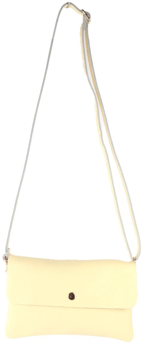 Giuliano lederen schoudertas Filou - Leer - Dames - Made in Italy - Geel
