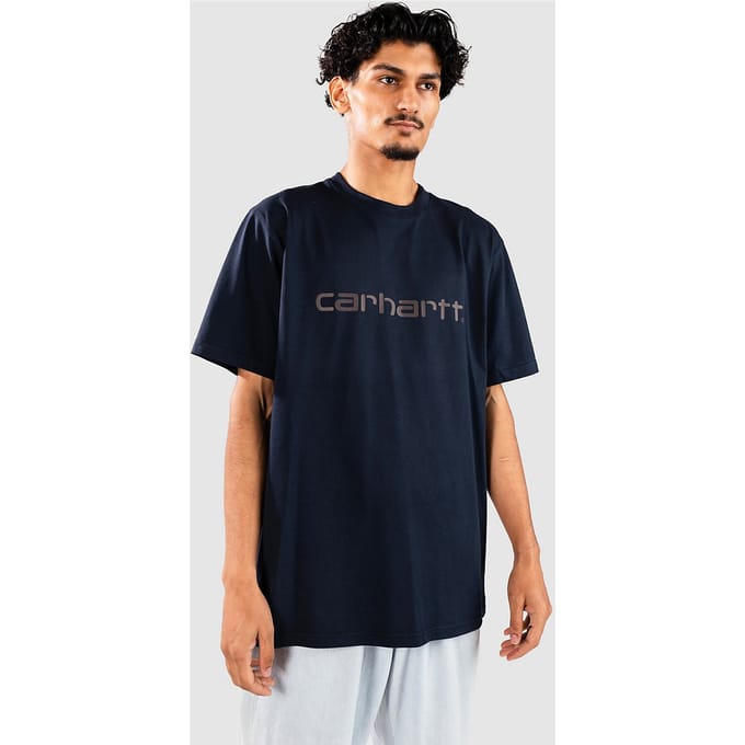 Carhartt WIP Script T-Shirt blauw