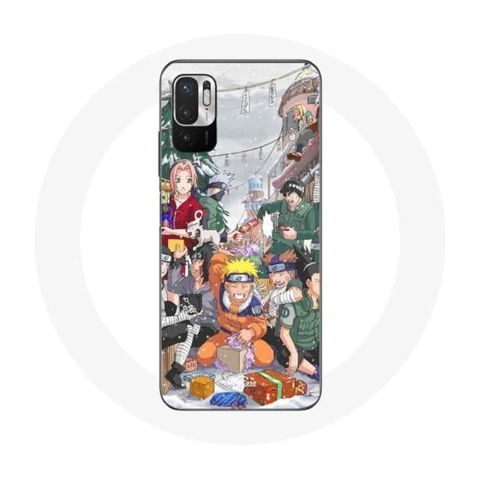 Coque pour Xiaomi Redmi Note 10 5G Naruto Christmas Day Anime Manga