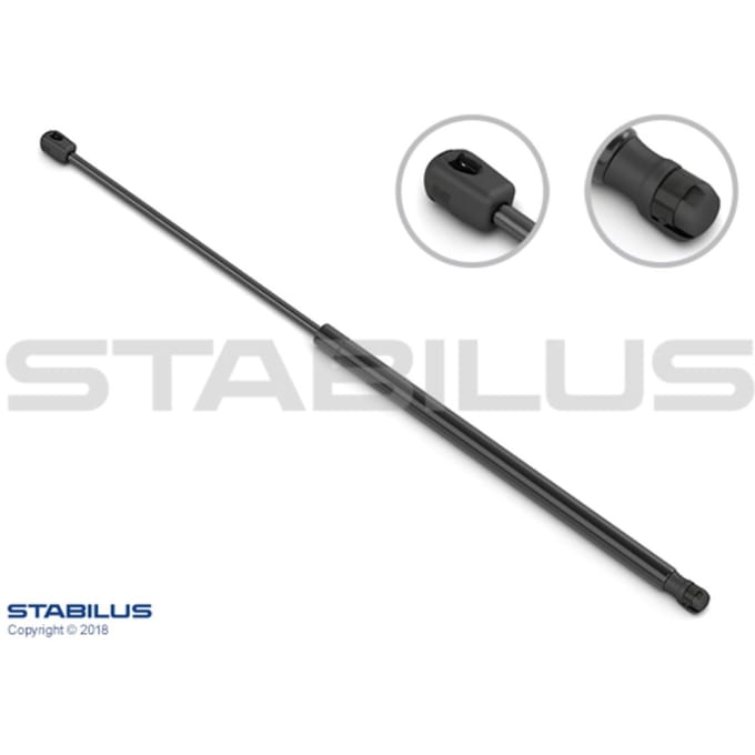 Gasveer, motorkap STABILUS 7629LR