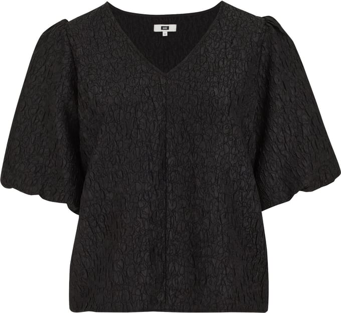 WE Fashion Dames blouse met structuur - Curve