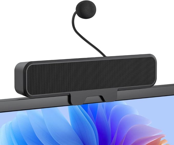 CLVP® Soundbar PC - Speaker Computer - Plug & Play - Zwart
