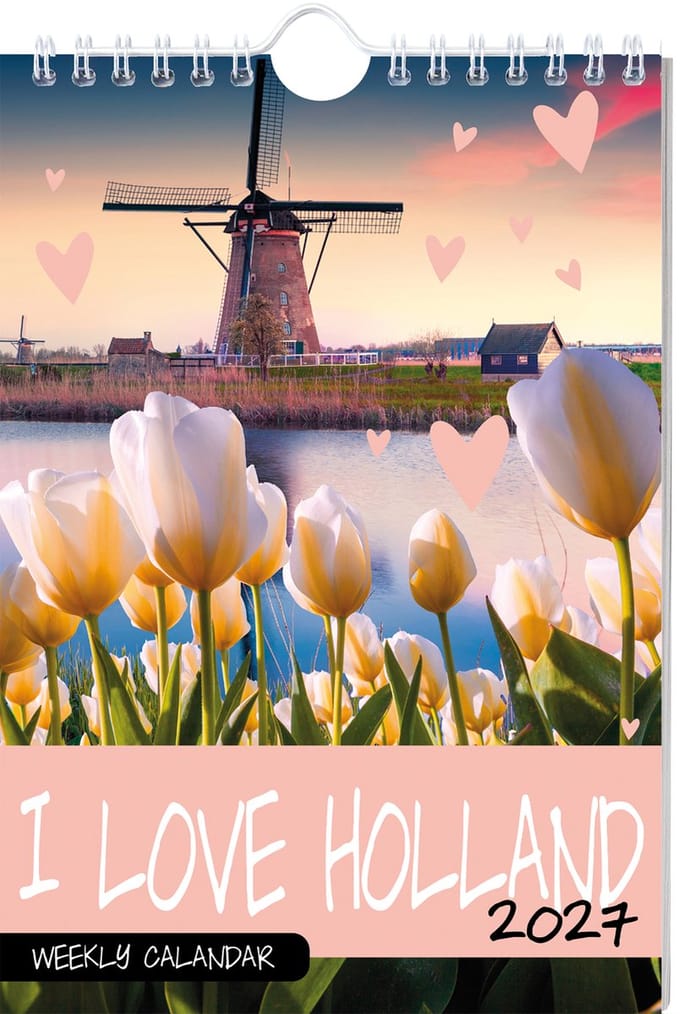 I Love Holland Weekkalender 2027