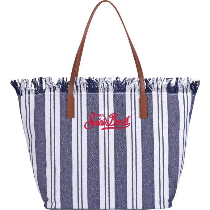 mc2 Saint Barth - Grote tas - 470965 - Panna/Blu
